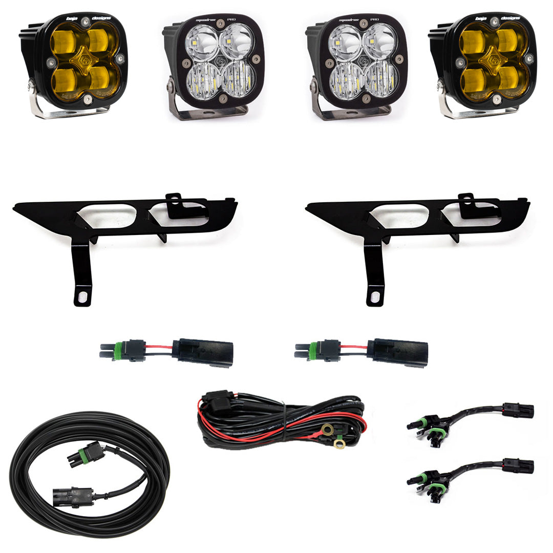 Ford, F150, (21-On), FPK, SAE Baja Amber/Pro DC w/ DRL Baja Designs - 447868