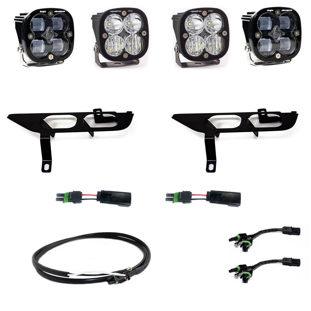 Ford, F150, (21-On), FPK, SAE Clear/Pro DC Up w/ DRL Baja Designs - 447870UP