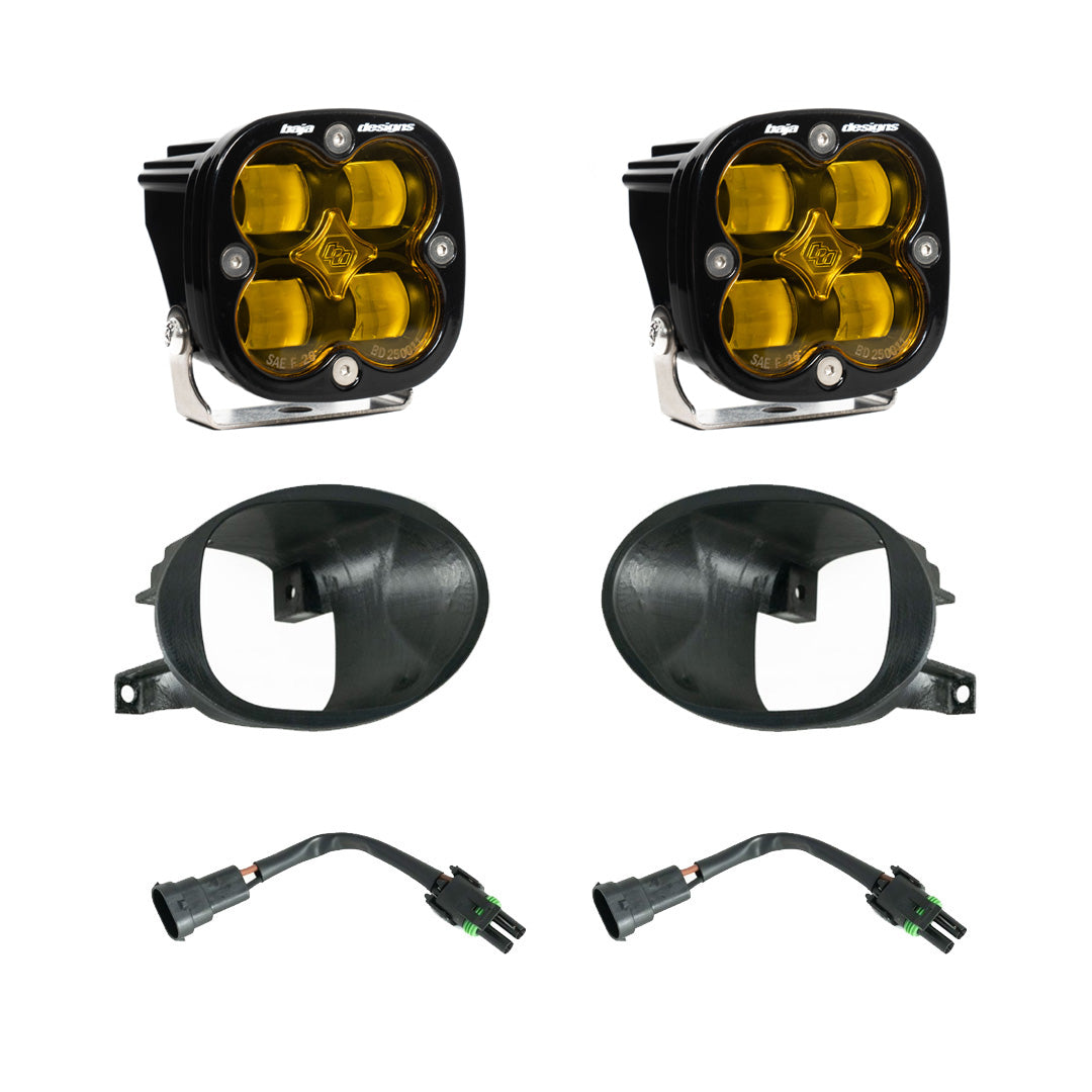 Squadron SAE Fog Pocket Kit 19-24 Sprinter 1500/2500/3500 (SAE Fog; Baja Amber) - 447873
