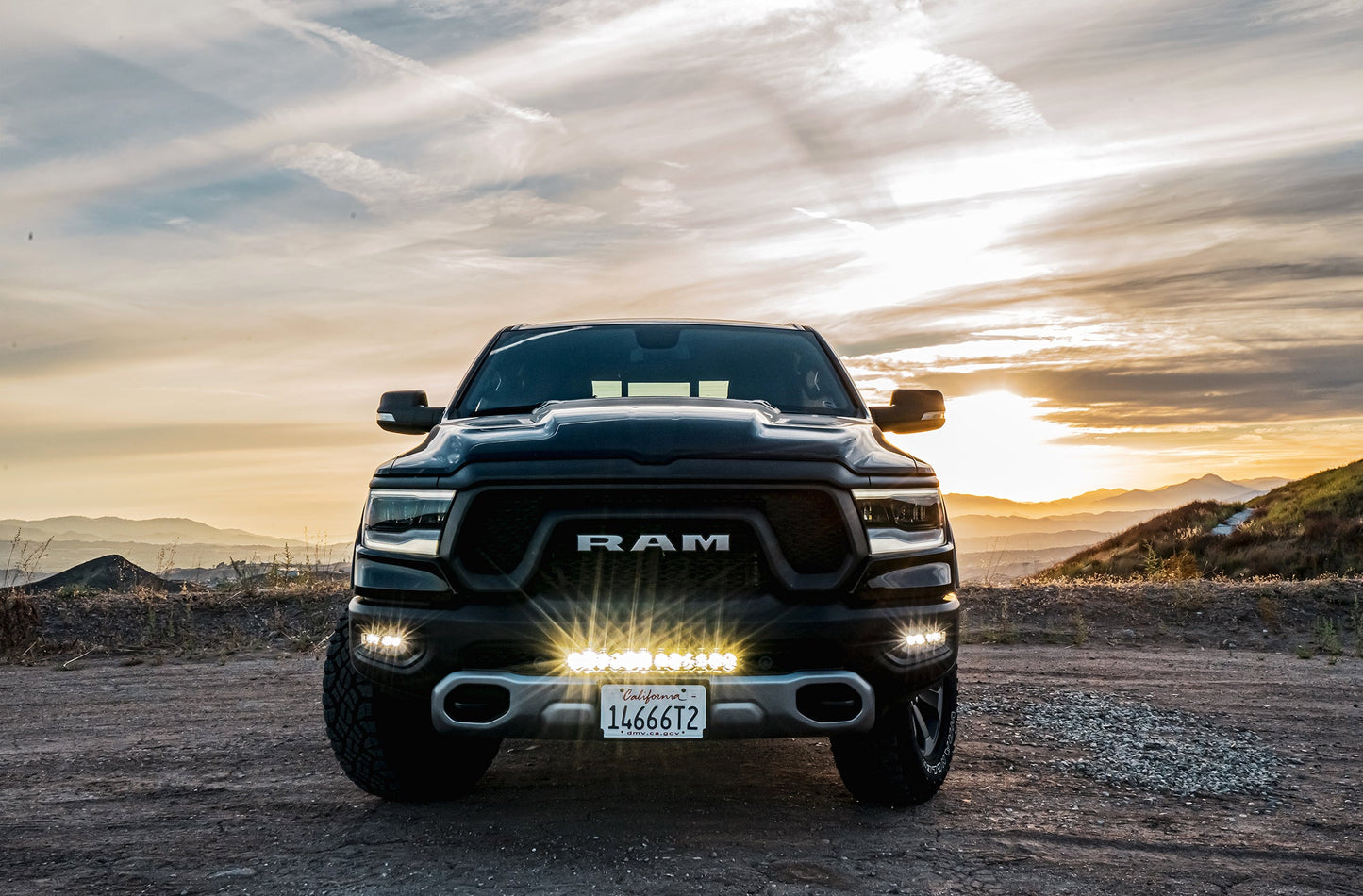 Dodge Ram Rebel/TRX (19-On) Dual S2 Fog Pocket Kit Baja Designs - 448024