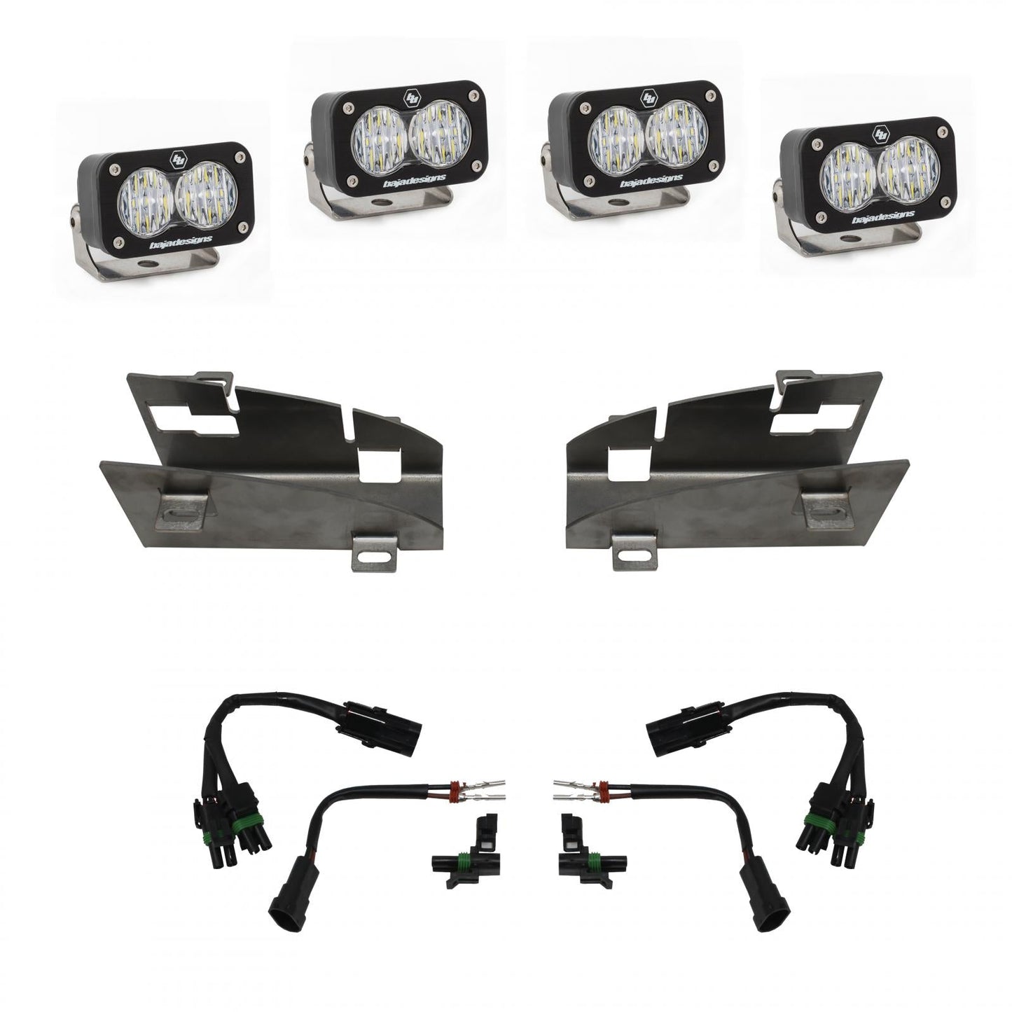 Dodge Ram Rebel/TRX (19-On) Dual S2 Fog Pocket Kit Baja Designs - 448024