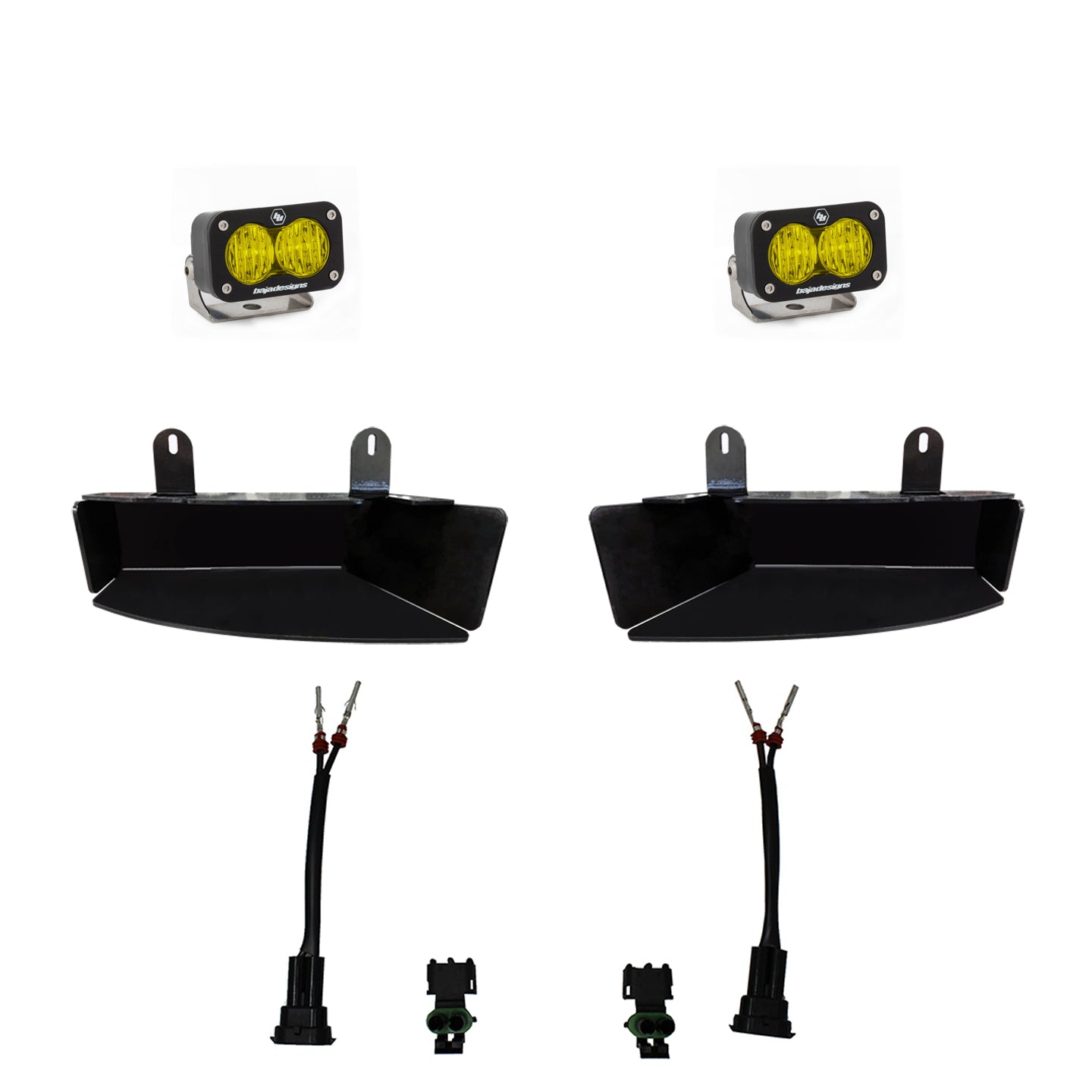 Dodge Ram Light Kit For Ram 2500/3500 19-On FPK S2 Sport W/C Baja Amber Baja Designs - 448043