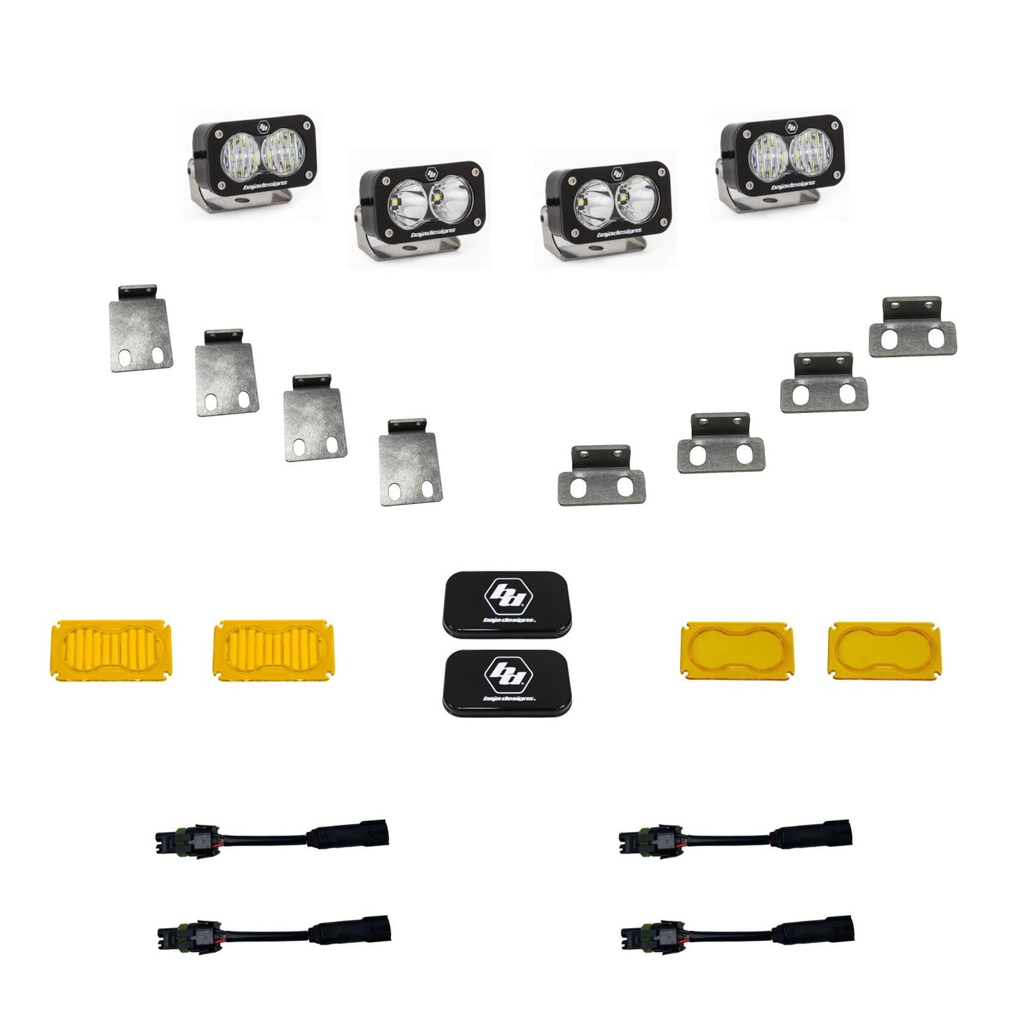 S2 Pro Fog Pocket Kit Fits 21-On Ford Raptor Baja Designs - 448053