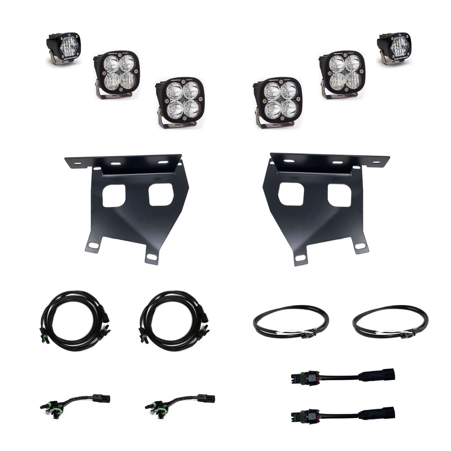 Aftermarket Fog Pocket Sport Kit Fits 21-On Ford Raptor Baja Designs - 448054