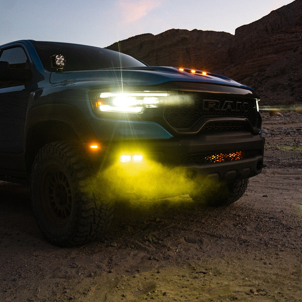 Dodge Ram Rebel/TRX (19-Present) Dual S2 SAE Fog Pocket Kit Baja Designs - 448164