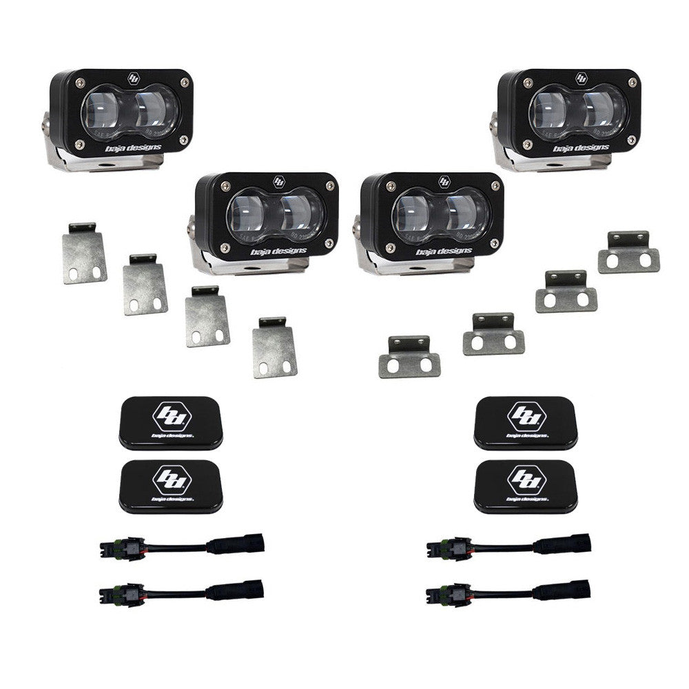 S2 SAE Fog Pocket Kit Fits 21-On Ford Raptor Baja Designs - 448166