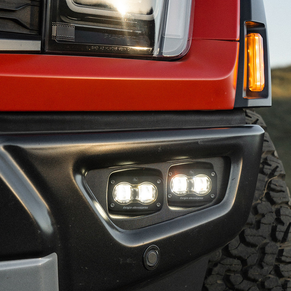 S2 SAE Fog Pocket Kit Fits 21-On Ford Raptor Baja Designs - 448166