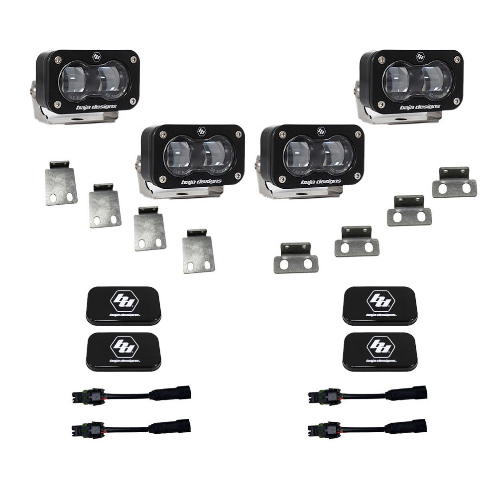 S2 SAE Fog Pocket Kit Fits 21-On Ford Raptor Baja Designs - 448166