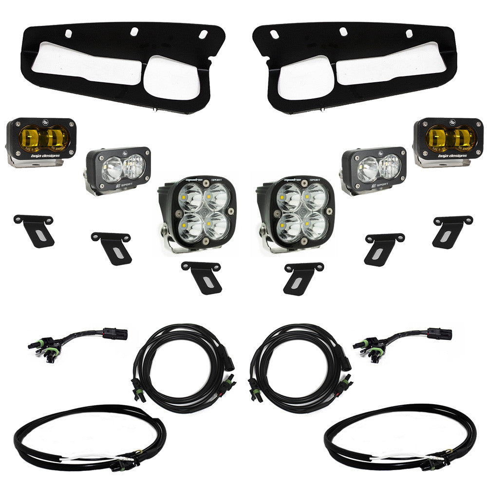 Ford Bronco (21-Present) S2 SAE FPK Sportsmen for OEM Steel Bumper Baja Designs - 448174