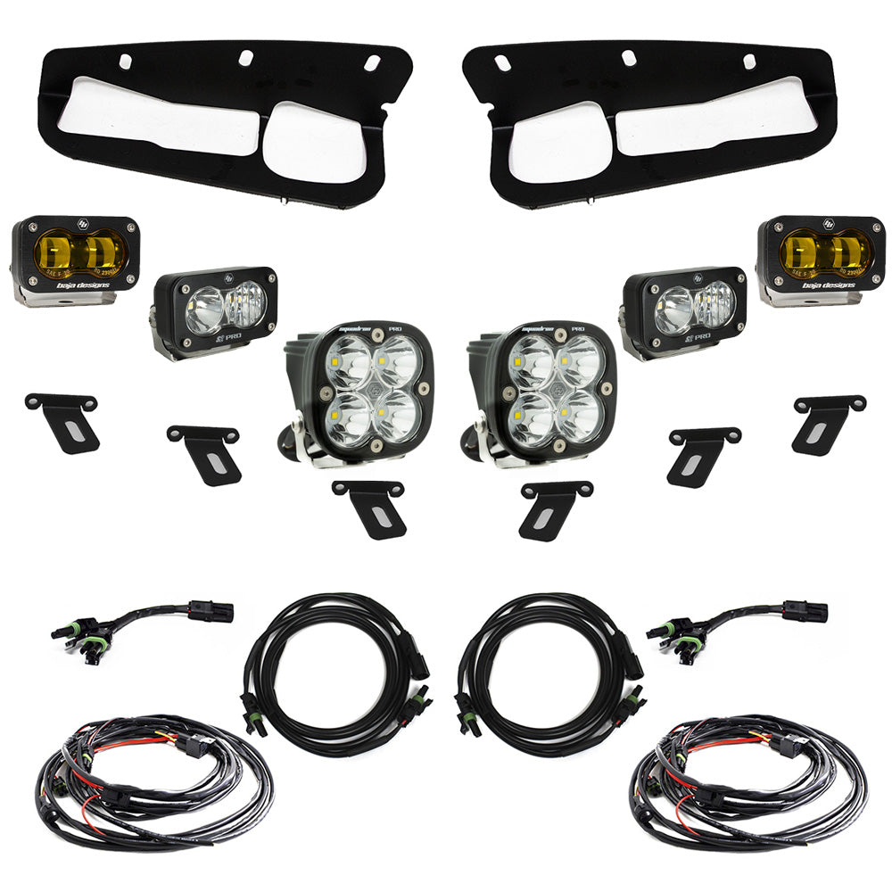Ford Bronco (21-Present) S2 SAE FPK Pro Baja Designs for OEM Steel Bumper Baja Designs - 448175