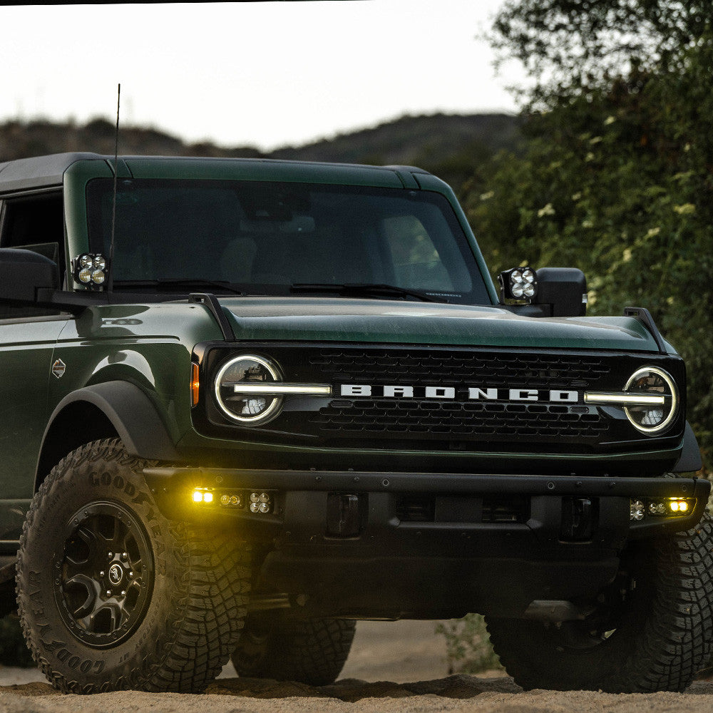 Ford Bronco (21-Present) S2 SAE Baja Amber FPK Pro for OEM Steel Bumper Baja Designs - 448179