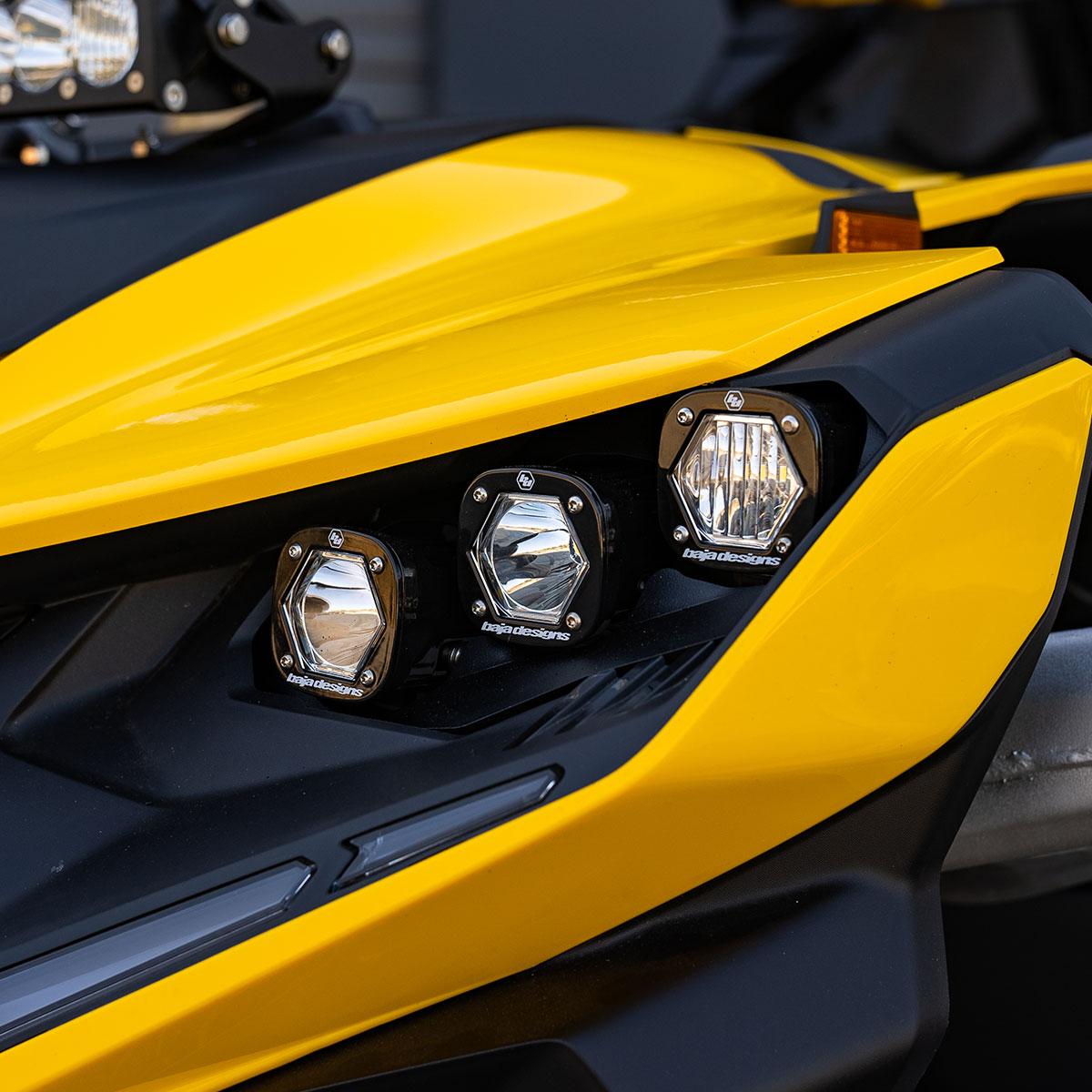 Can-Am, Maverick R, Triple S1 Headlight Kit Baja Designs - 448186