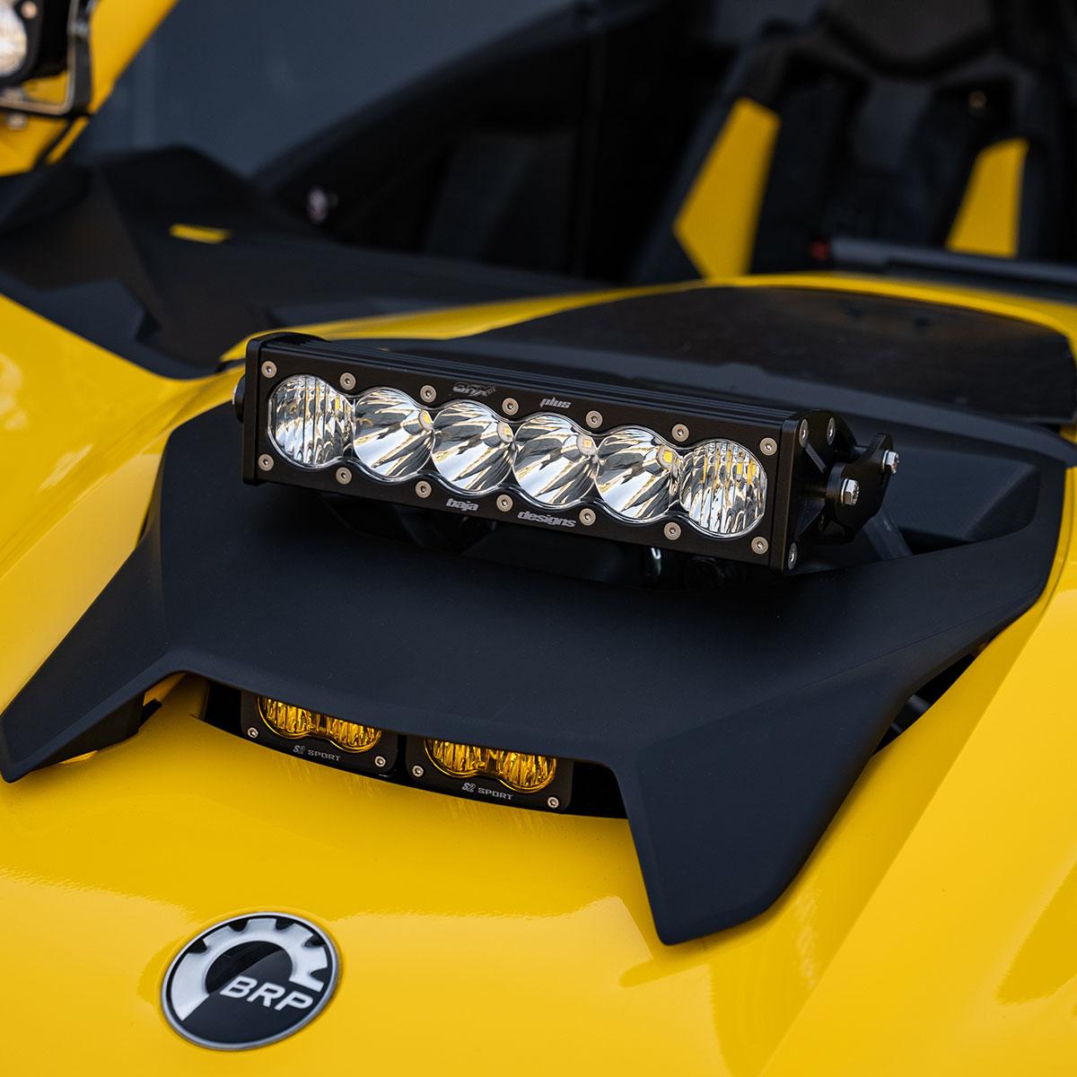 Can-Am, Maverick R, Clear 10 Inch OnX6+ Shock Tower Kit Baja Designs - 448192