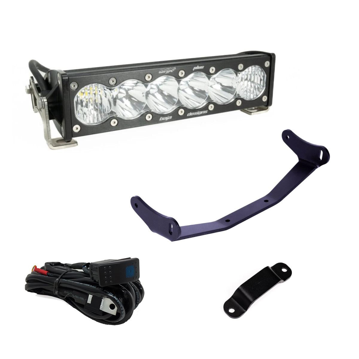 Can-Am, Maverick R, Clear 10 Inch OnX6+ Shock Tower Kit Baja Designs - 448192