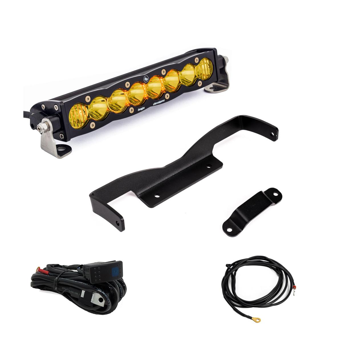 Can-Am, Maverick R, Amber 10 Inch S8 Shock Tower Kit Baja Designs - 448196