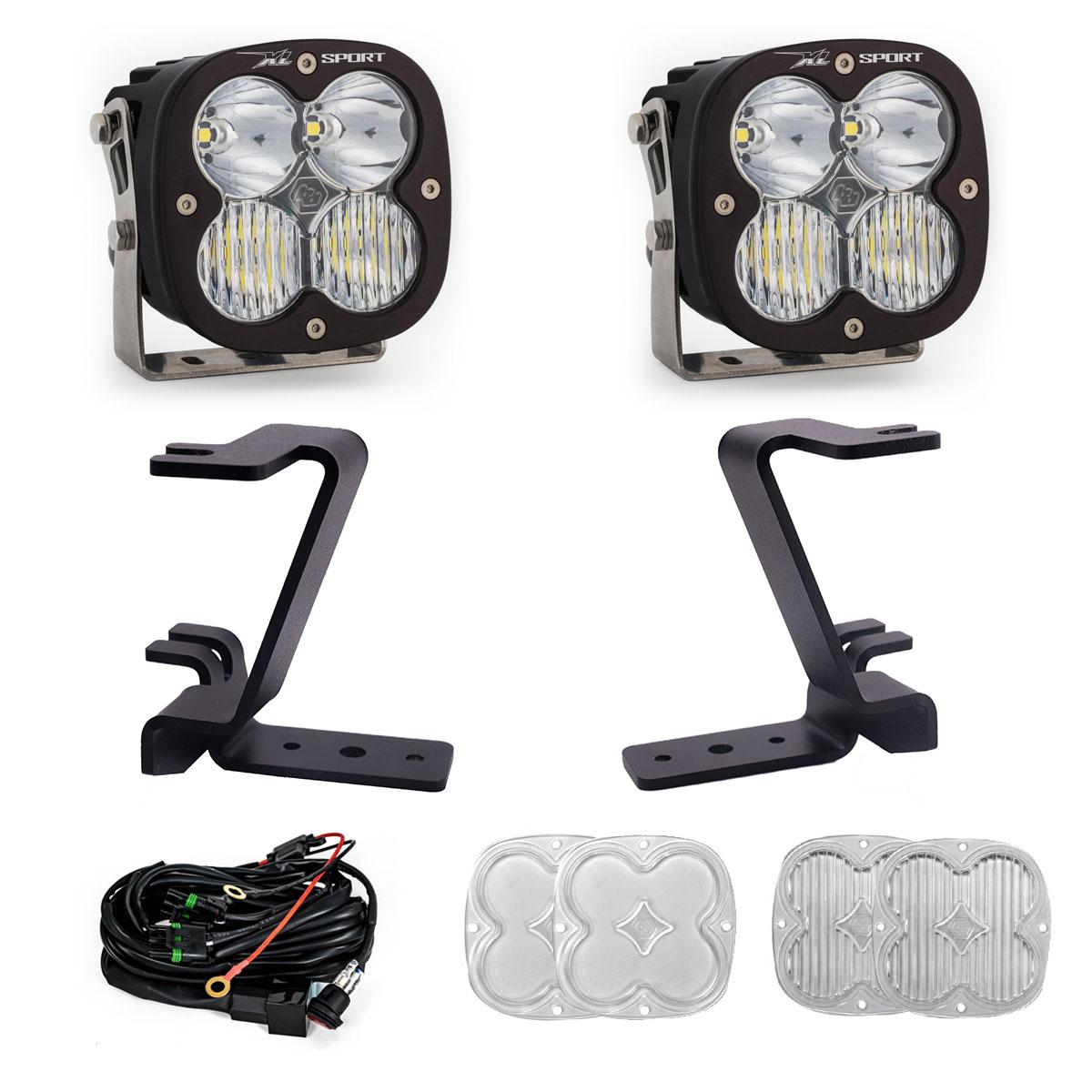 XL Sport A-Pillar Kit 2023-On Ford F-250/350 Super Duty Driving/Combo Clear Toggle Wiring - 448210