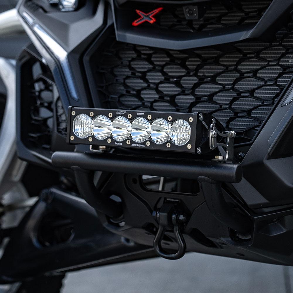 Can-Am Maverick R 10 inch OnX6+ Push Bar Bumper Kit Baja Designs - 448222