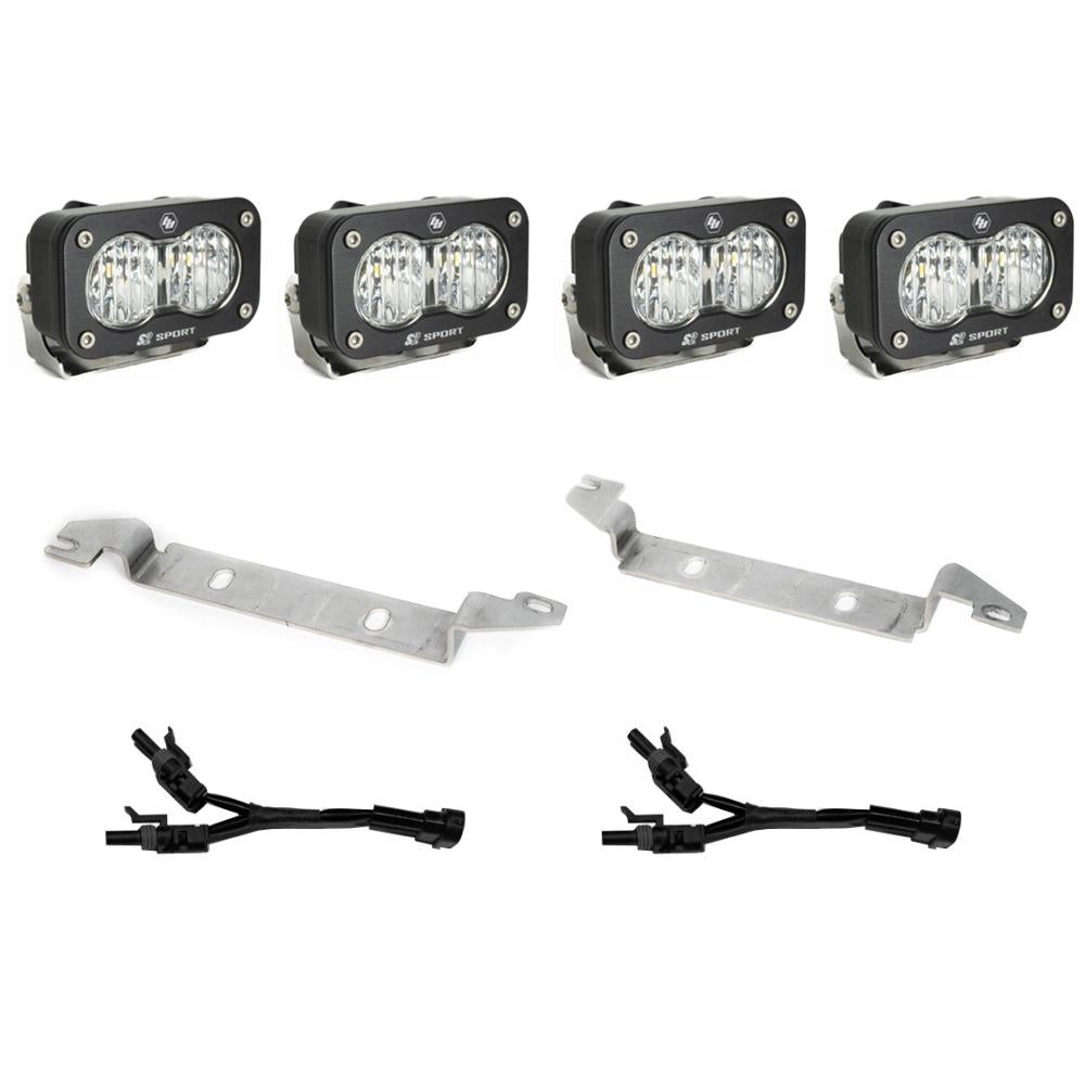 2024-Present Toyota Tacoma S2 Sport OEM Fog Light Replacement Kit Baja Designs - 448238