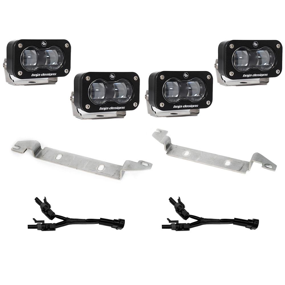 2024-Present Toyota Tacoma S2 SAE OEM Fog Light Replacement Kit Baja Designs - 448239