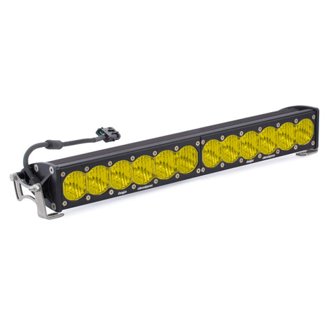 20 Inch LED Light Bar Single Baja Amber Straight Wide Driving Combo Pattern OnX6 Baja Designs - 452014