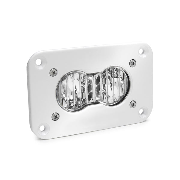 LED Work Light Flush Mount Clear Lens Wide Cornering Pattern White S2 Pro Baja Designs - 481005WT