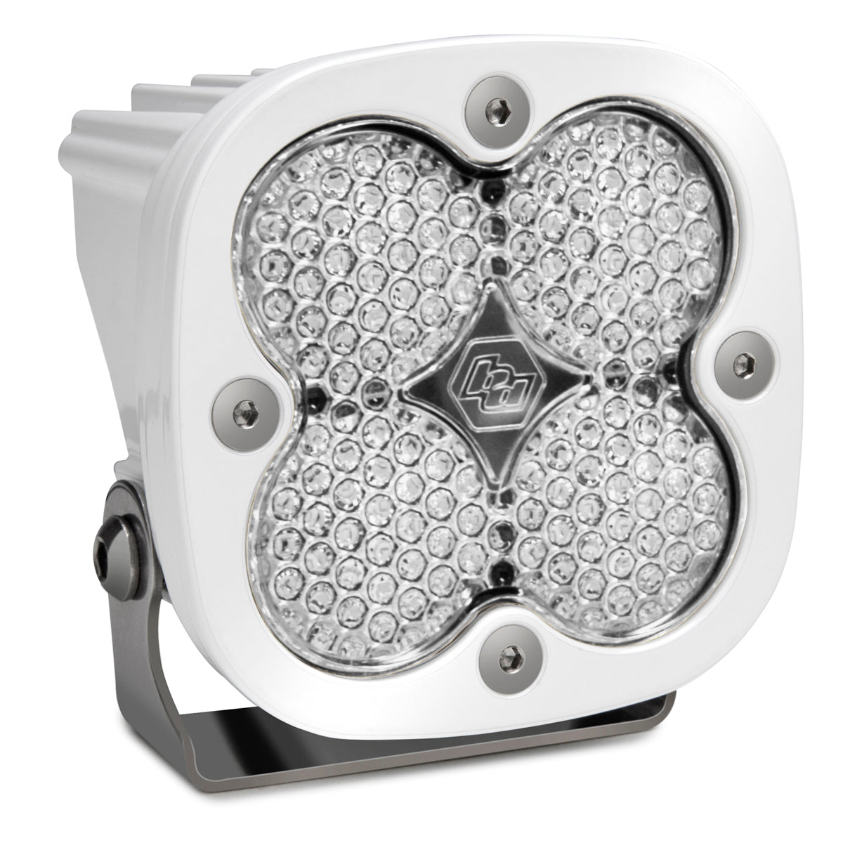 LED Light Pod White Clear Lens Work/Scene Pattern Squadron Pro Baja Designs - 490006WT