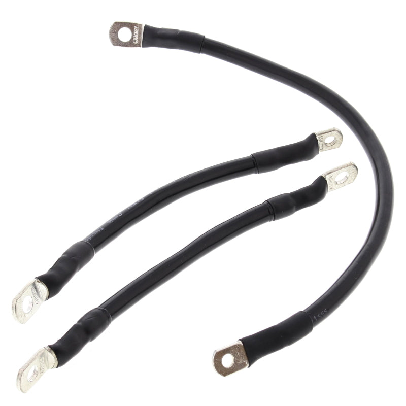 All Balls Racing 95-98 Harley-Davidson FXD Super Glide Battery Cable Kit Black