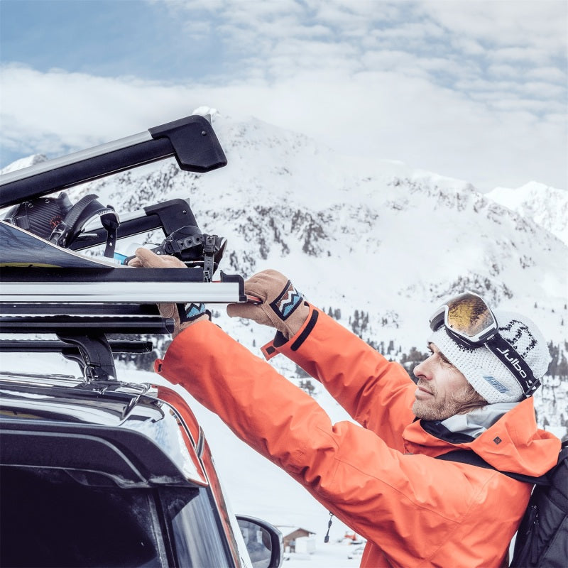 Thule SnowPack Extender Slide-out Ski/Snowboard Rack (Up to 6 Pair Skis/4 Snowboards) - Black