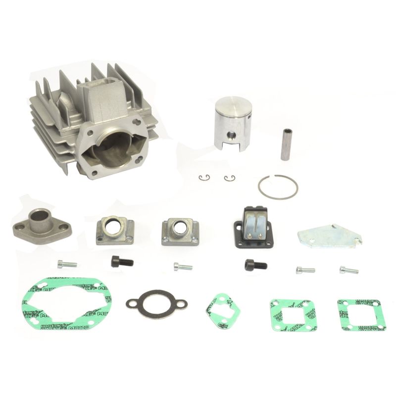 Athena Sachs 50 48mm Bore 80cc Big Bore Cylinder Kit (w/Power Red Valve Manifolds)