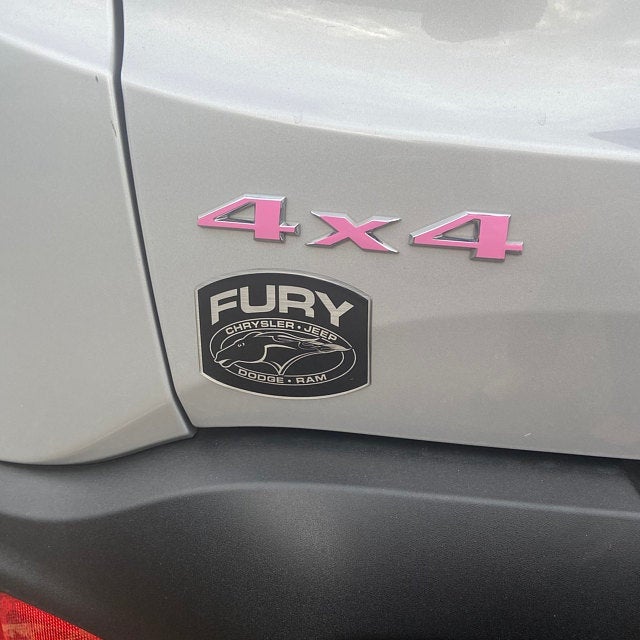 4×4 Emblem Overlay Decal – Color Vinyl Sticker | Fits Jeep Models with 4×4 Badge (Excl. 4xe / Grand Cherokee L/WL)