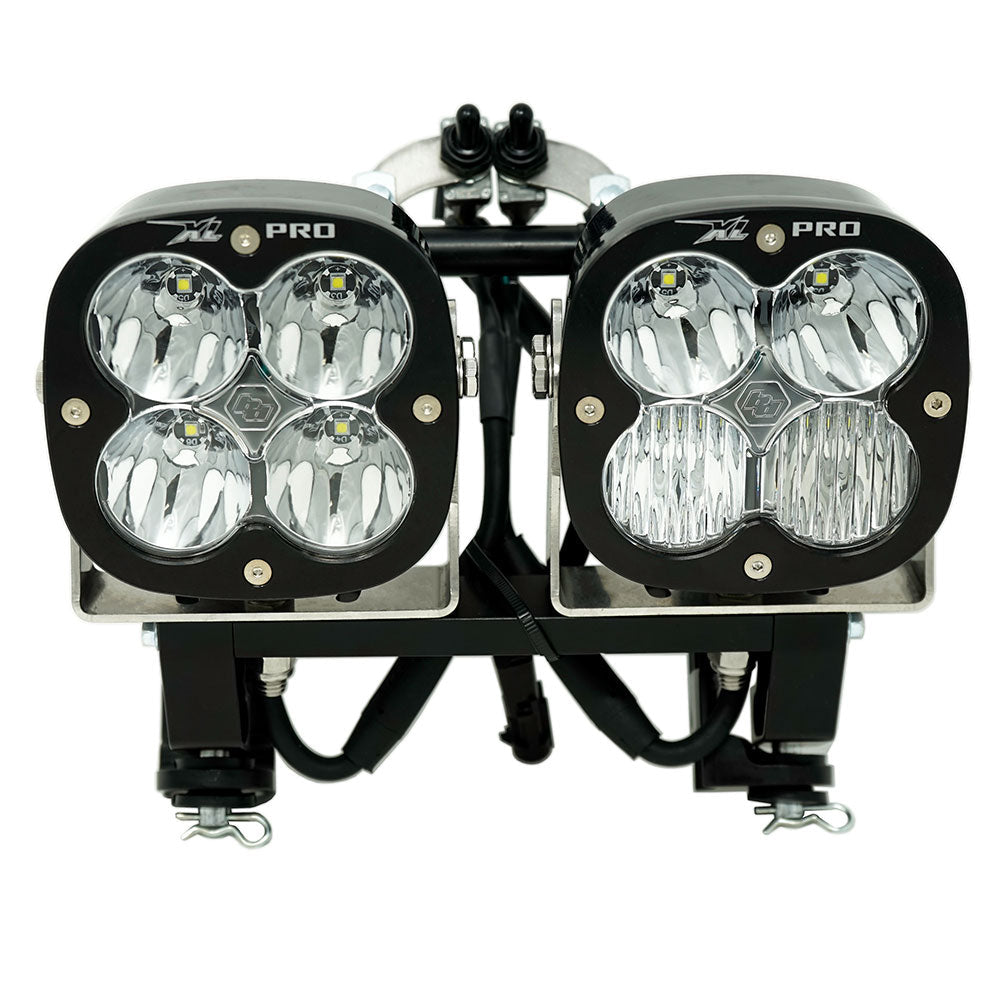 Dual Motorcycle Race Light Clear Lens XP Pro Series Baja Designs - 500011