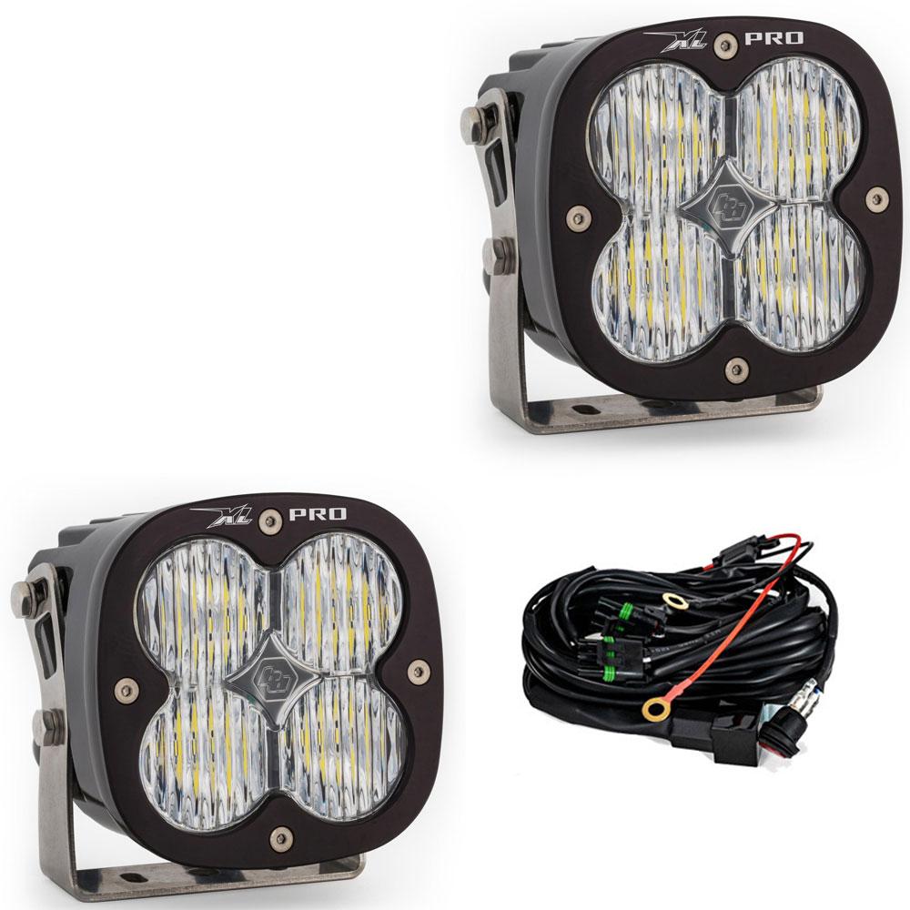 LED Light Pods Wide Cornering Pattern Pair XL Pro Series Baja Designs - 507805