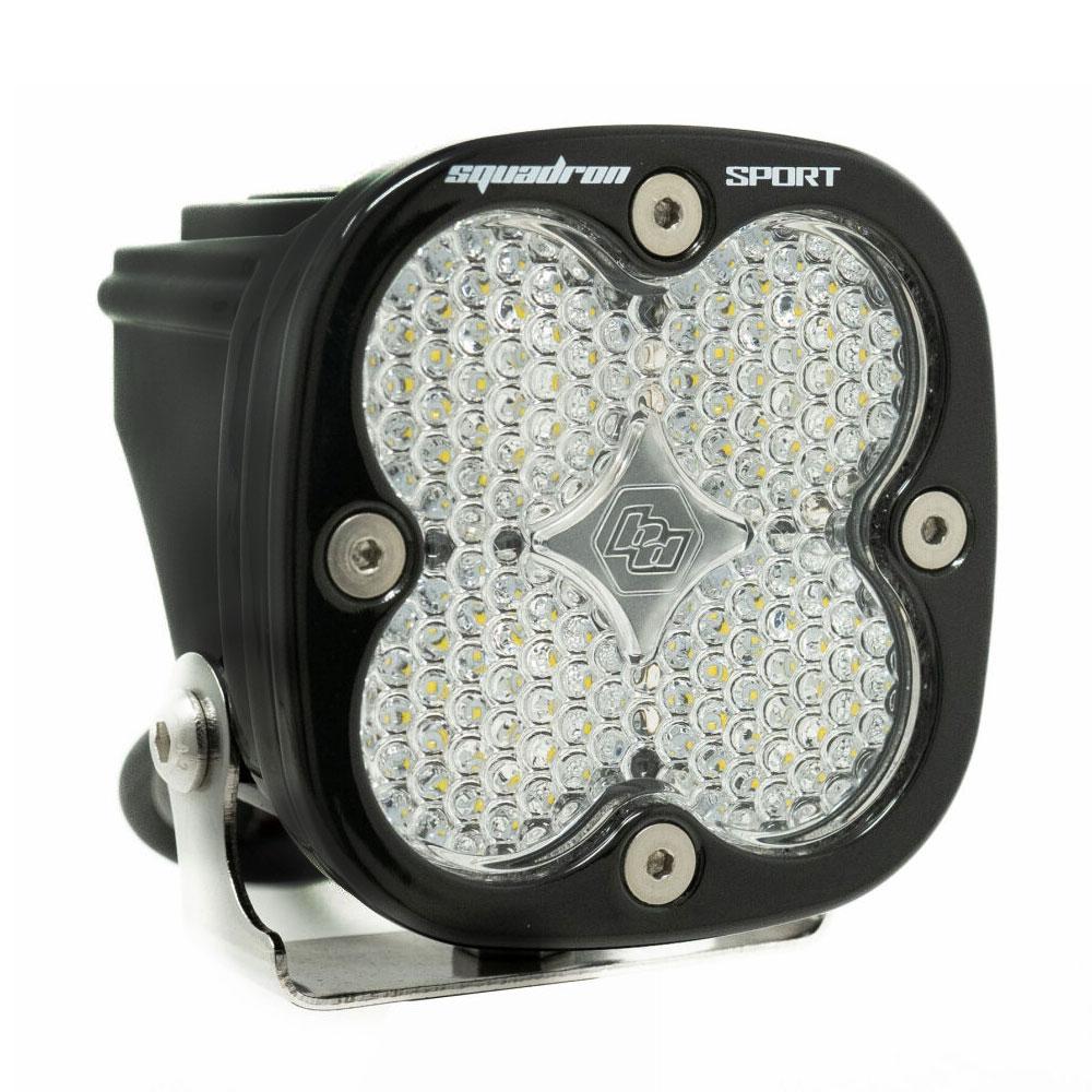 LED Light Pod Work/Scene Pattern Clear Black Squadron Sport Baja Designs - 550006