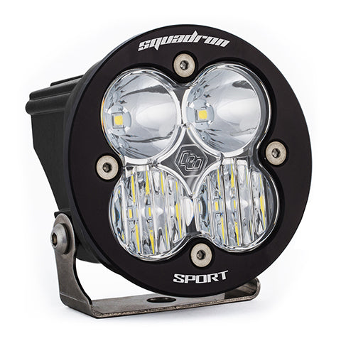 LED Light Pod Clear Lens Driving/Combo Pattern Each Squadron R Sport Baja Designs - 580003
