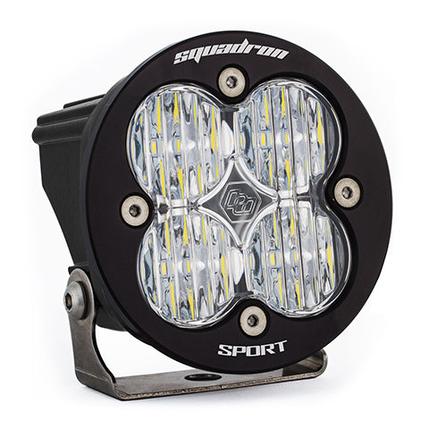 LED Light Pod Clear Lens Wide Cornering Pattern Each Squadron R Sport Baja Designs - 580005