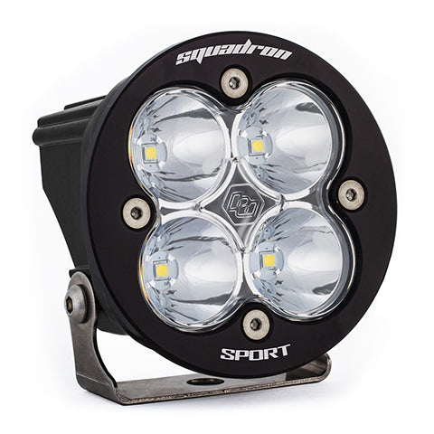 LED Light Pod Clear Lens Work/Scene Pattern Each Squadron R Sport Baja Designs - 580006