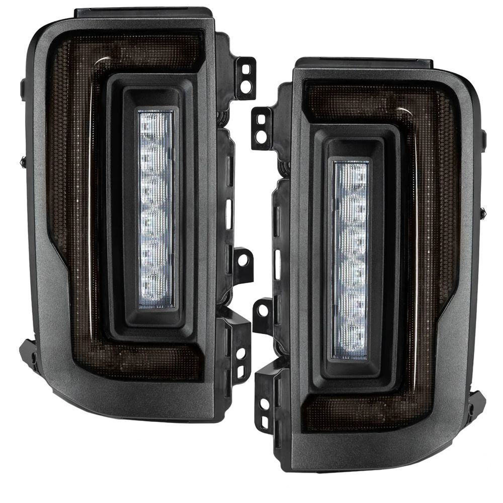 Oracle Lighting Black Series Taillights LED Tinted Flush Mount Bronco 2021-2023