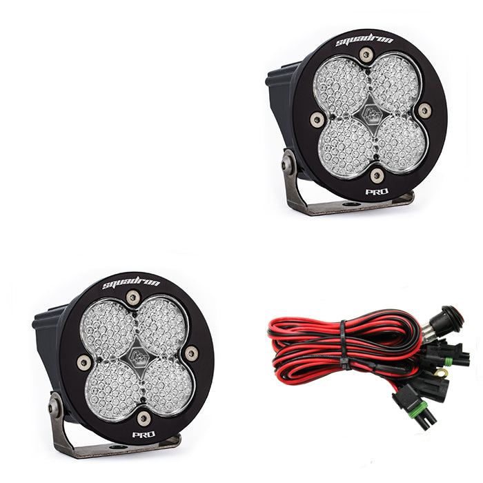 LED Light Pods Clear Lens Work/Scene Pair Squadron R Pro Baja Designs - 597806
