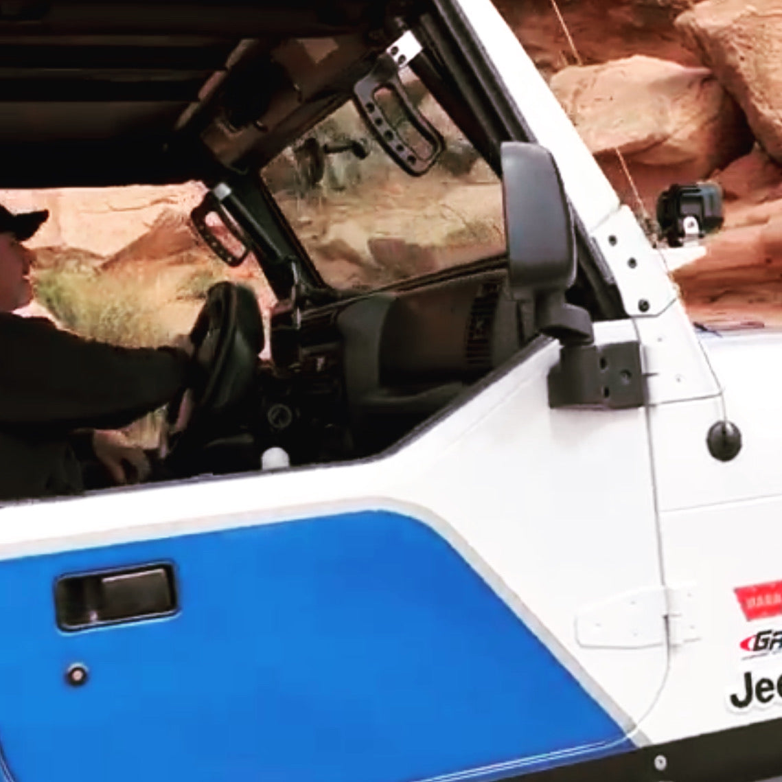 Loop Handle & Mirror Package For Aftermarket Roll Cage and UTV - CMM Offroad