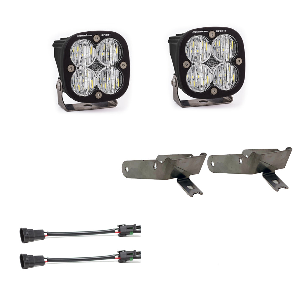 Super Duty Fog Lights Squadron Sport Super Duty 99-10 Super Duty Fog Pocket Kit Baja Designs - 630817