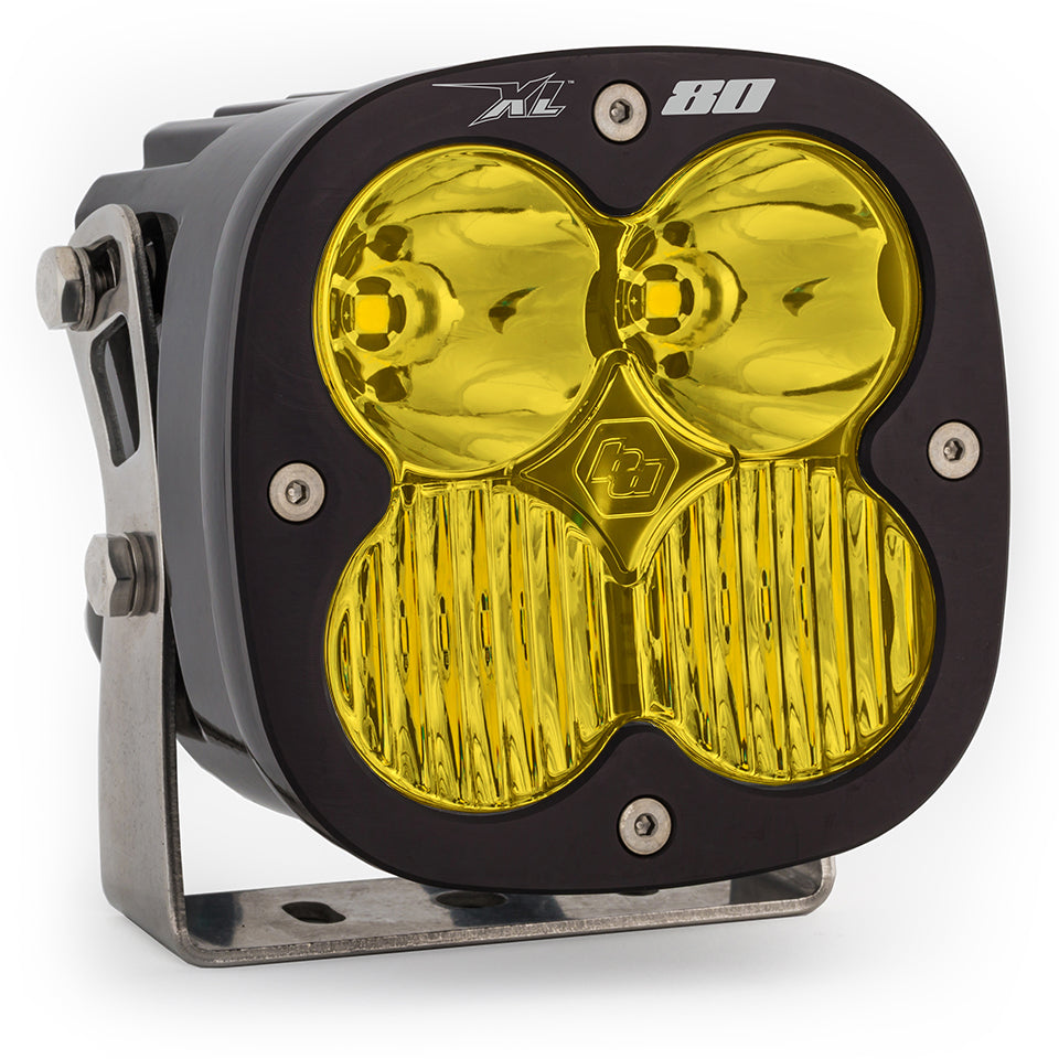 LED Light Pods Baja Amber Lens Spot Each XL80 Driving/Combo Baja Designs - 670013