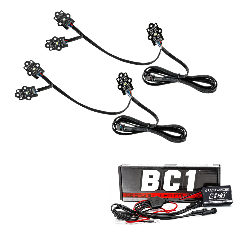 Oracle 20-21 GMC Sierra 2500/3500 HD RGB+W Headlight DRL Kit - w/ BC1 Controller