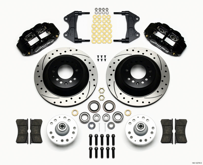 Wilwood Narrow Superlite 6R Front Hub & 1PC Rtr Kit 12.88in Drilled WWE ProSpindle