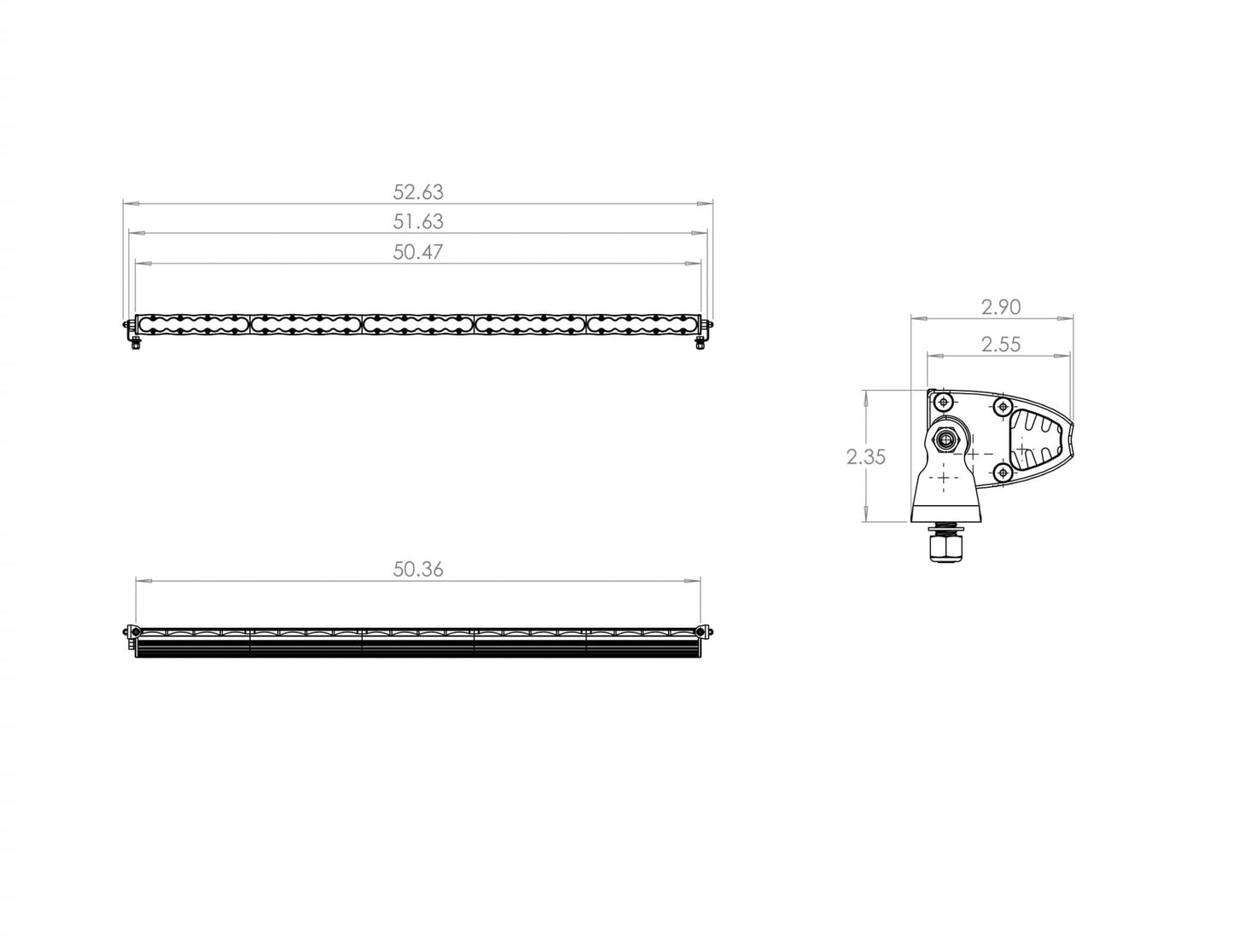 50 Inch LED Light Bar Work/Scene Pattern S8 Series Baja Designs - 705006