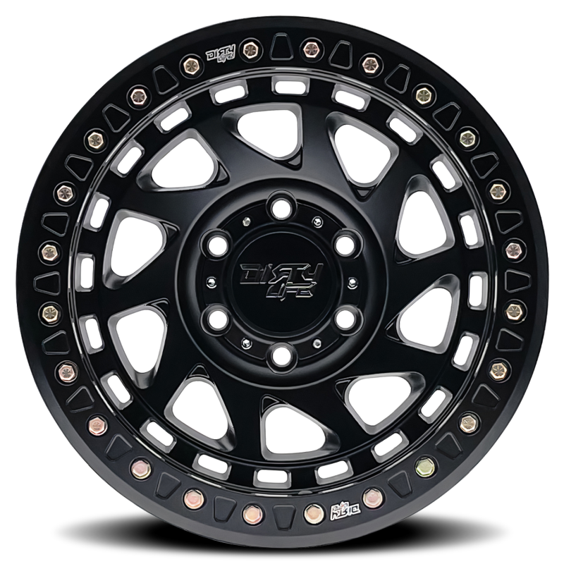 Dirty Life 9313 Enigma Race 17x9 / 6x139.7 BP / -38mm Offset / 106mm Hub Matte Black Wheel