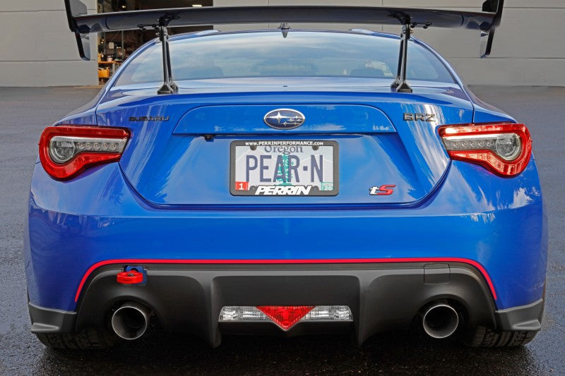 PERRIN 13-25 Subaru BRZ / 13-20 Scion FRS & Toyota 86 / 22-25 GR86 Tow Hook Kit (Rear) - Red