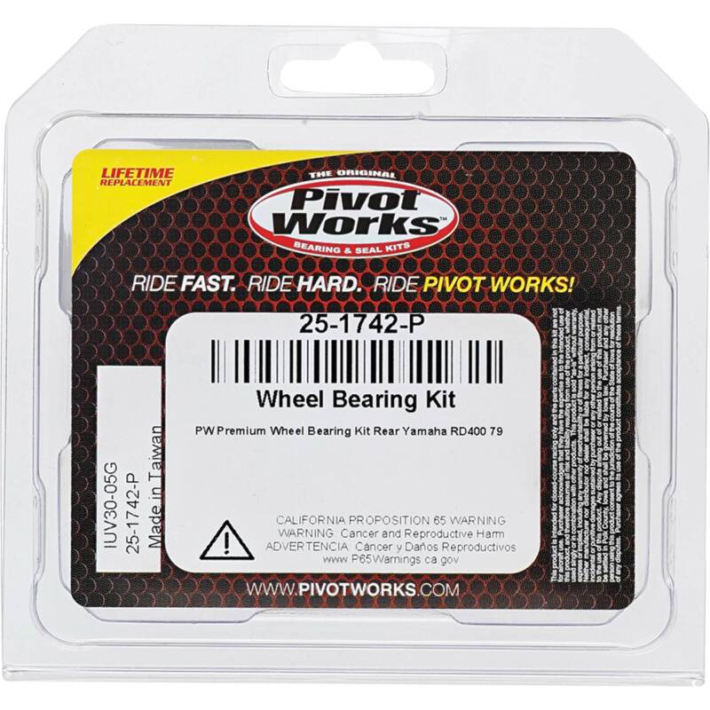 Pivot Works Yamaha Wheel Bearing Kit Premium Bearings