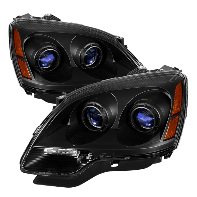 xTune GMC Acadia 2007-2013 Crystal Headlights Black HD-JH-GAC07-AM-BK