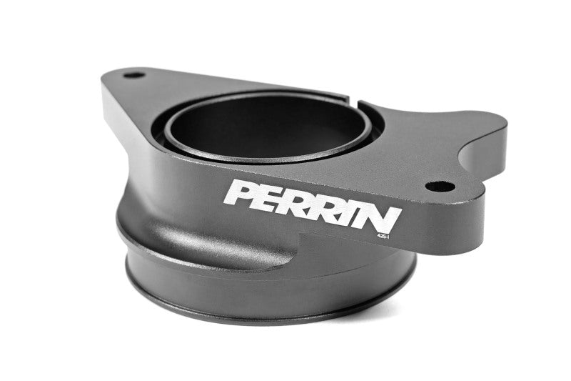 PERRIN 22-24 Subaru WRX / 20-25 LGT &amp; OBXT Turbo Inlet Hose w/Turbo Adapter Flange (Short) - Red