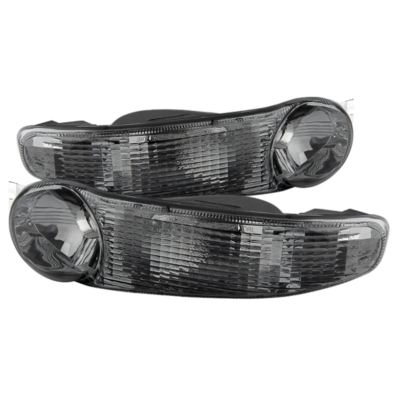 xTune GMC Sierra Denali 00-06 Bumper Lights Smoke CBL-GD00-SM